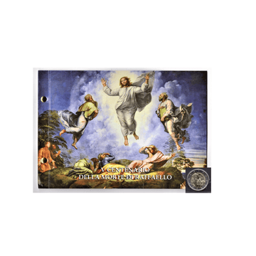Vatican 2020 - 5è Centenaire de la mort de Raphaël - Lot de 1 pièce et 4 timbres