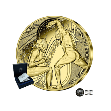 Paris Olympic Games 2024 - Sports series - Fencing - Currency of € 50 or 1/4oz - BE 2024