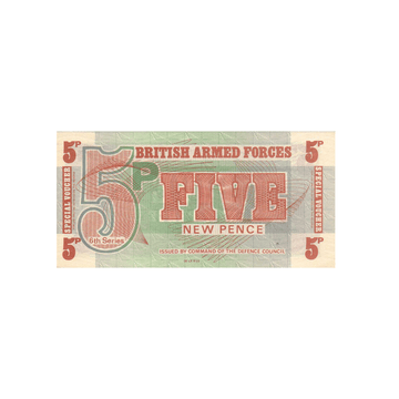 Grande-Bretagne - Billet de New Pence - 1972