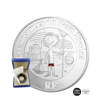 Les Vacances du Petit Nicolas - Monnaie de 10€ Argent - BE 2014