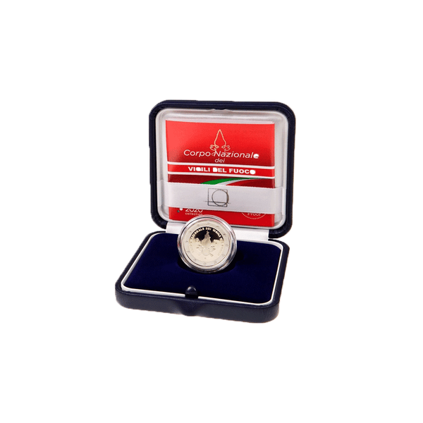 ⁣⁢Italy 2020 - 2 Euro Commemorative - National Corps of Firefighters - Proof⁤⁣