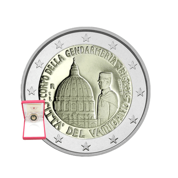 Vaticano 2016 - 2 Euro Commemorative - Vatican Gendarmerie - BE