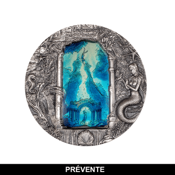 Underwater Fantasy - Mermaids - Monnaie de 20 Dollars Argent 3 Oz - Antique finish 2024