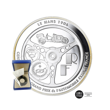 Centenário do 1º Grand Prix do ACF - Mint de € 1,5 prata - seja 2006