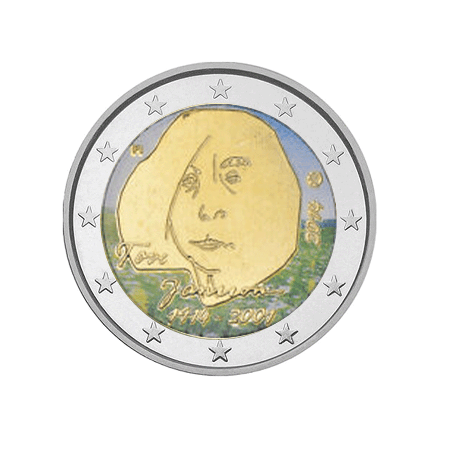 Finlande 2014 - 2 Euro Commémorative - Tove Jansson - Colorisée