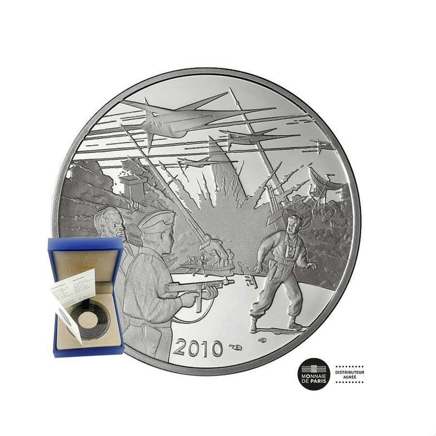 Blake et Mortimer - Monnaie de 10€ Argent - BE 2010