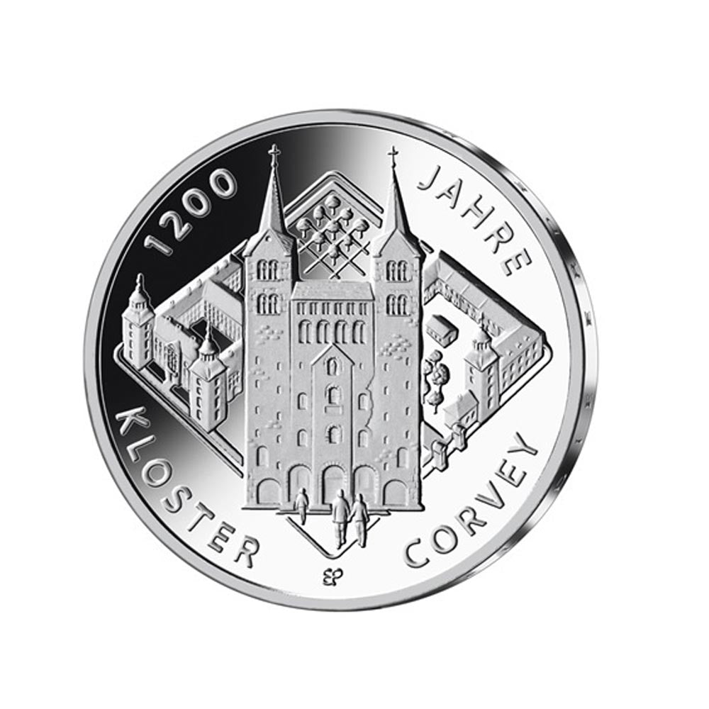 Duitsland 2022 - Valuta van 20 euro zilver - Corvey Abbey