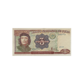 Cuba - Billet de 3 Pesos - 1995