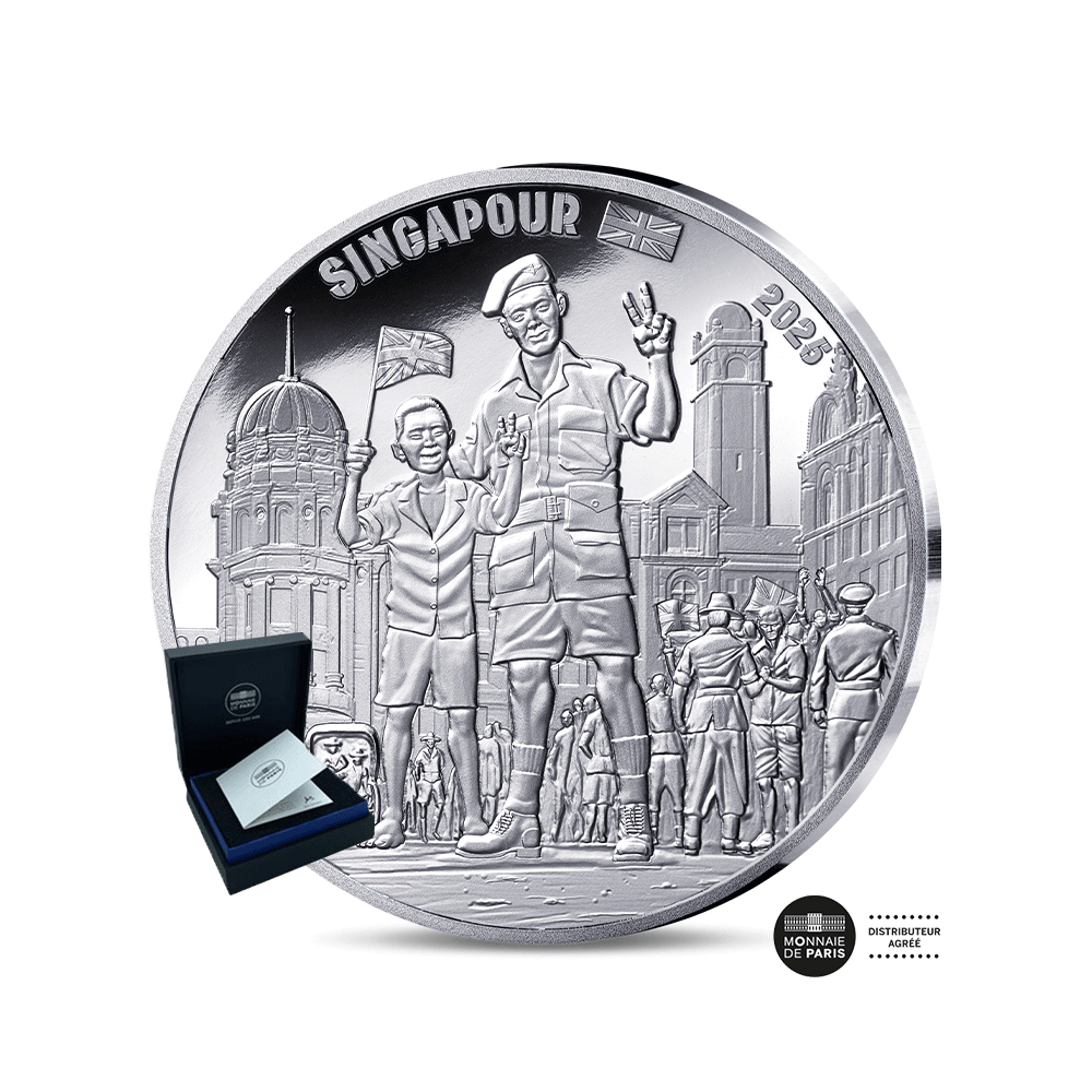 V-E Day - Soldat Britannique - Monnaie de 10€ Argent - BE 2025