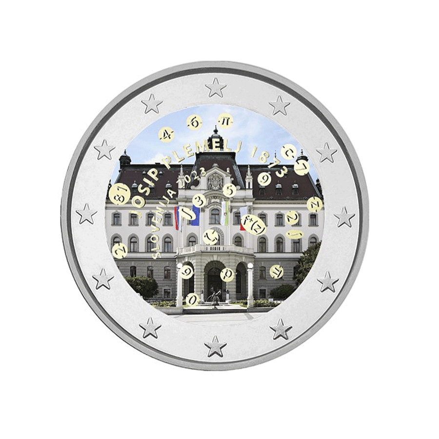 Slovenia 2023 - 2 Euro Commemorative - 150 ° anniversario della nascita di Josip Plemelj - Colorato