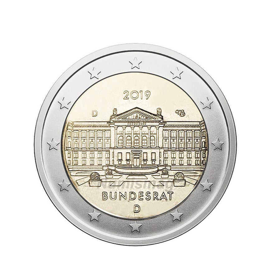 Deutschland 2019 - 2 Euro Gedenk - Bundesrat