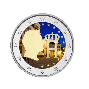 Luxembourg 2004 - 2 Euro commemorative - Monogram of the Grand Duke Henri - Colorized