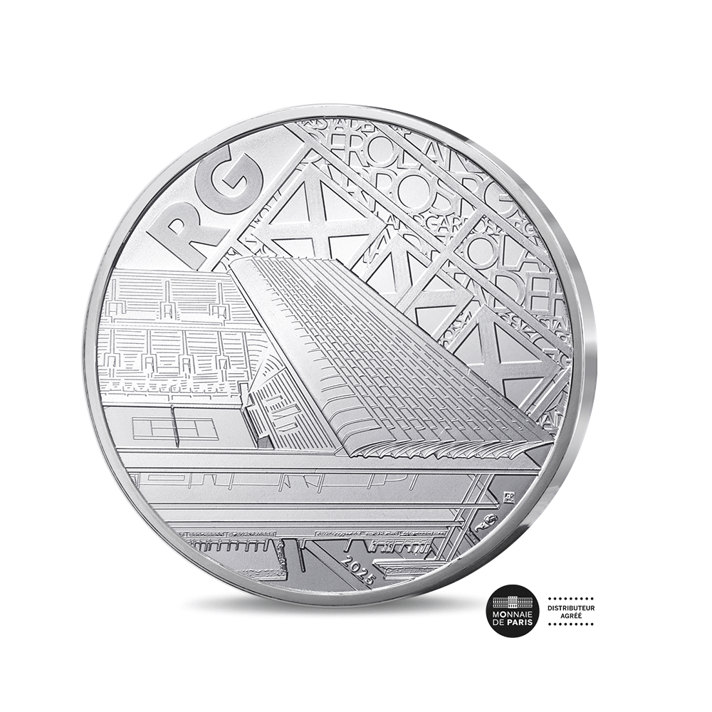 Roland Garros - Lot de 3 monnaies de 10€ Argent BE, 10€ Argent et la mini-médaille - 2025