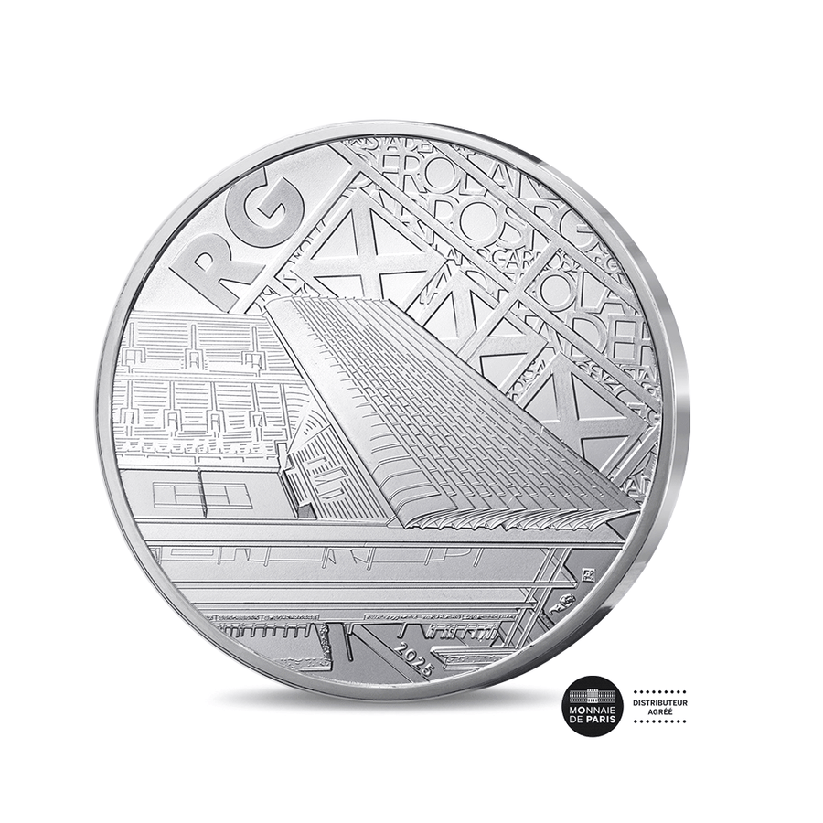 Roland Garros - Lot de 3 monnaies de 10€ Argent BE, 10€ Argent et la mini-médaille - 2025