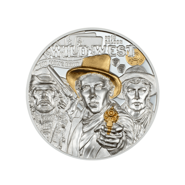 Legends - Wild West - Monnaie de 20 Dollars Argent 3 Oz - BE 2024