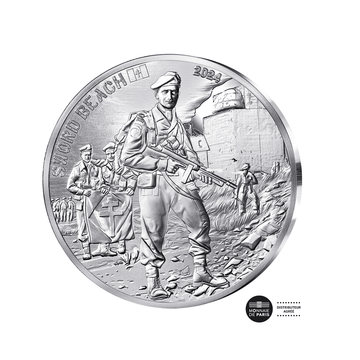 D-Day - Sword Beach - Monnaie de 10€ Argent - BE 2024