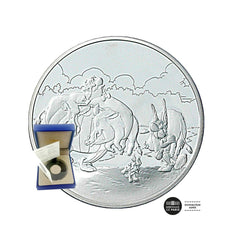 ⁣⁢Astérix, le Retour de Chasse - Moneta da 1,5 Euro Argento - Fondo Specchio 2007⁤⁣