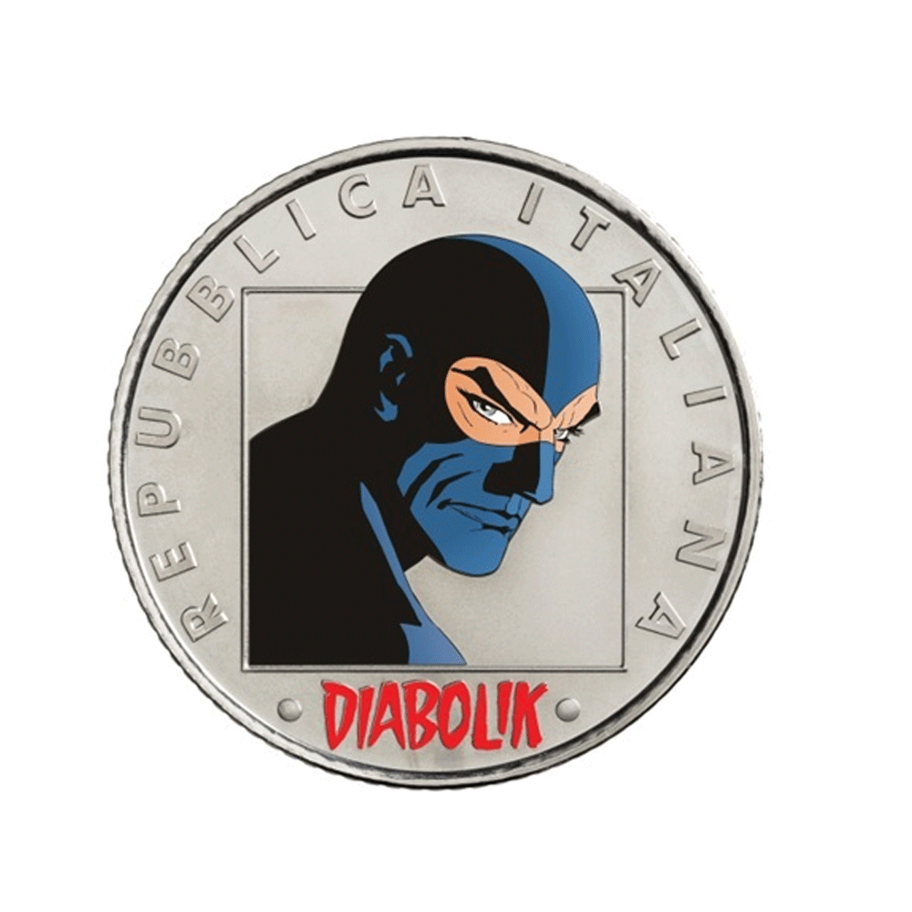 Itália 2023 - 5 euros coincard - diabolik - Il Re Derrore