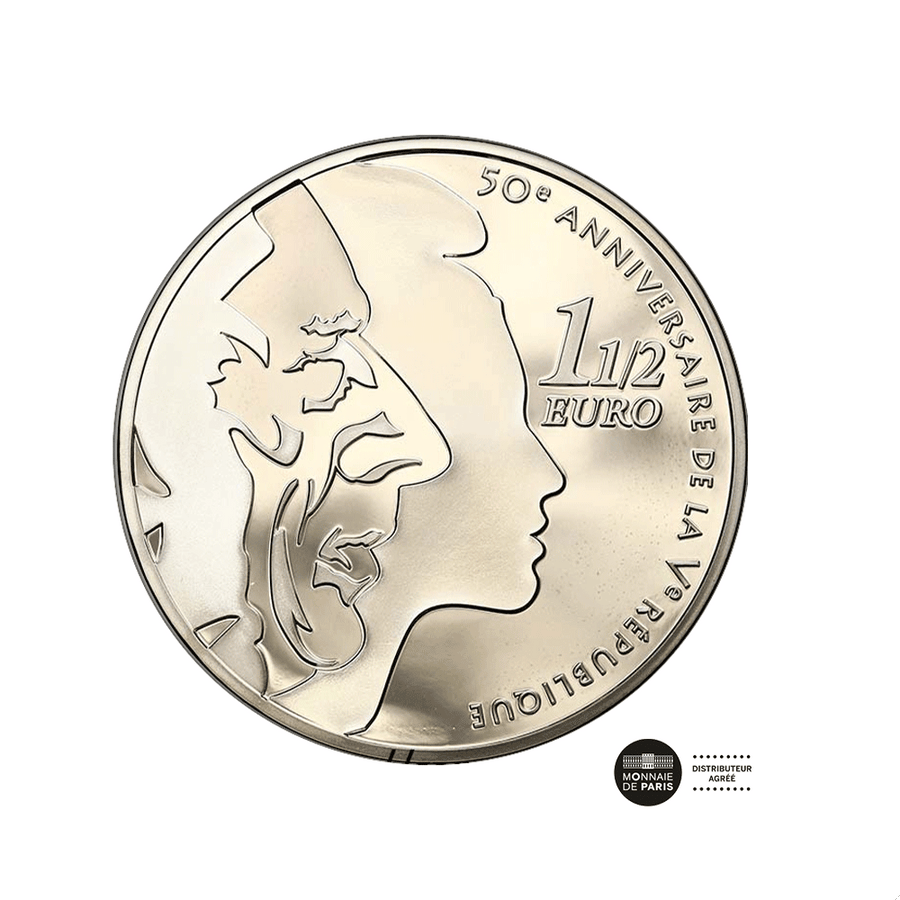 Semeuse - République - Monnaie de 1,50€ Argent - BE 2008