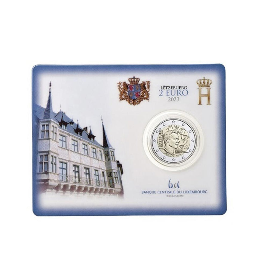 Luxembourg 2023 - 2 Euro Coincard - Le Grand Duc Henri membre du Comité Olympique International