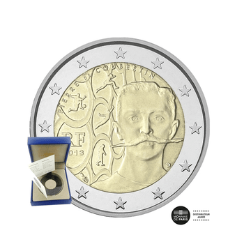 France 2013 - 2 Euro Commémorative - Pierre de Coubertin - BE