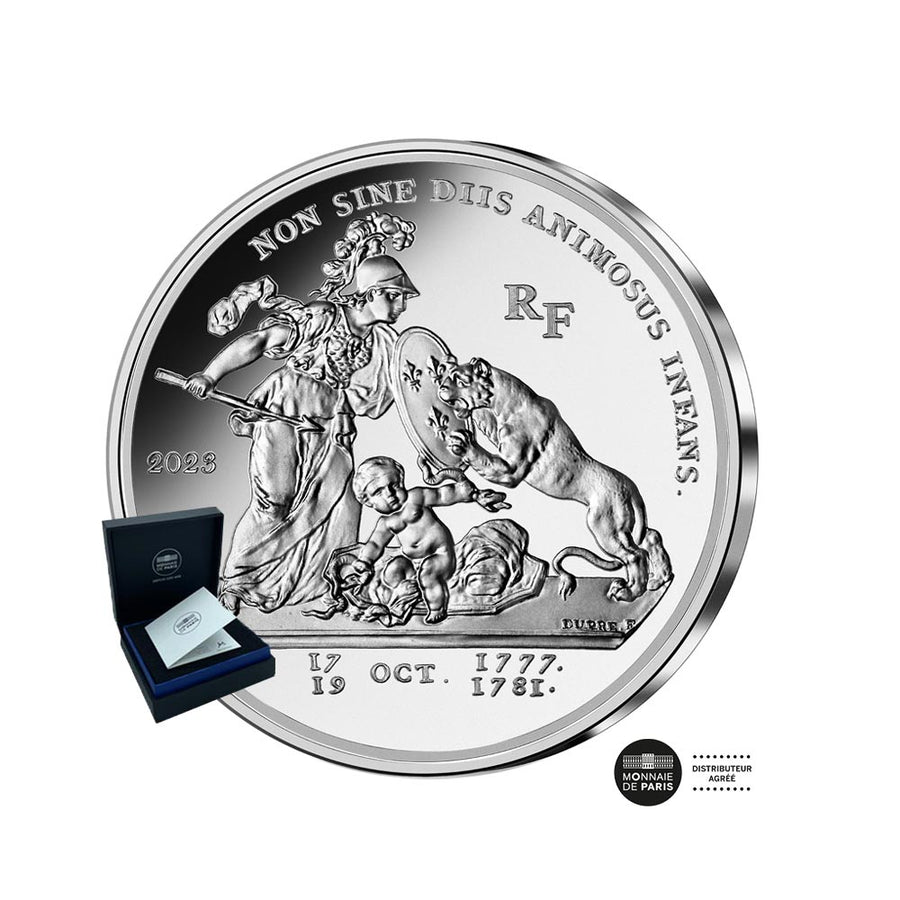 Libertas Americana - Currency of € 20 Silver 1 OZ - BE 2023