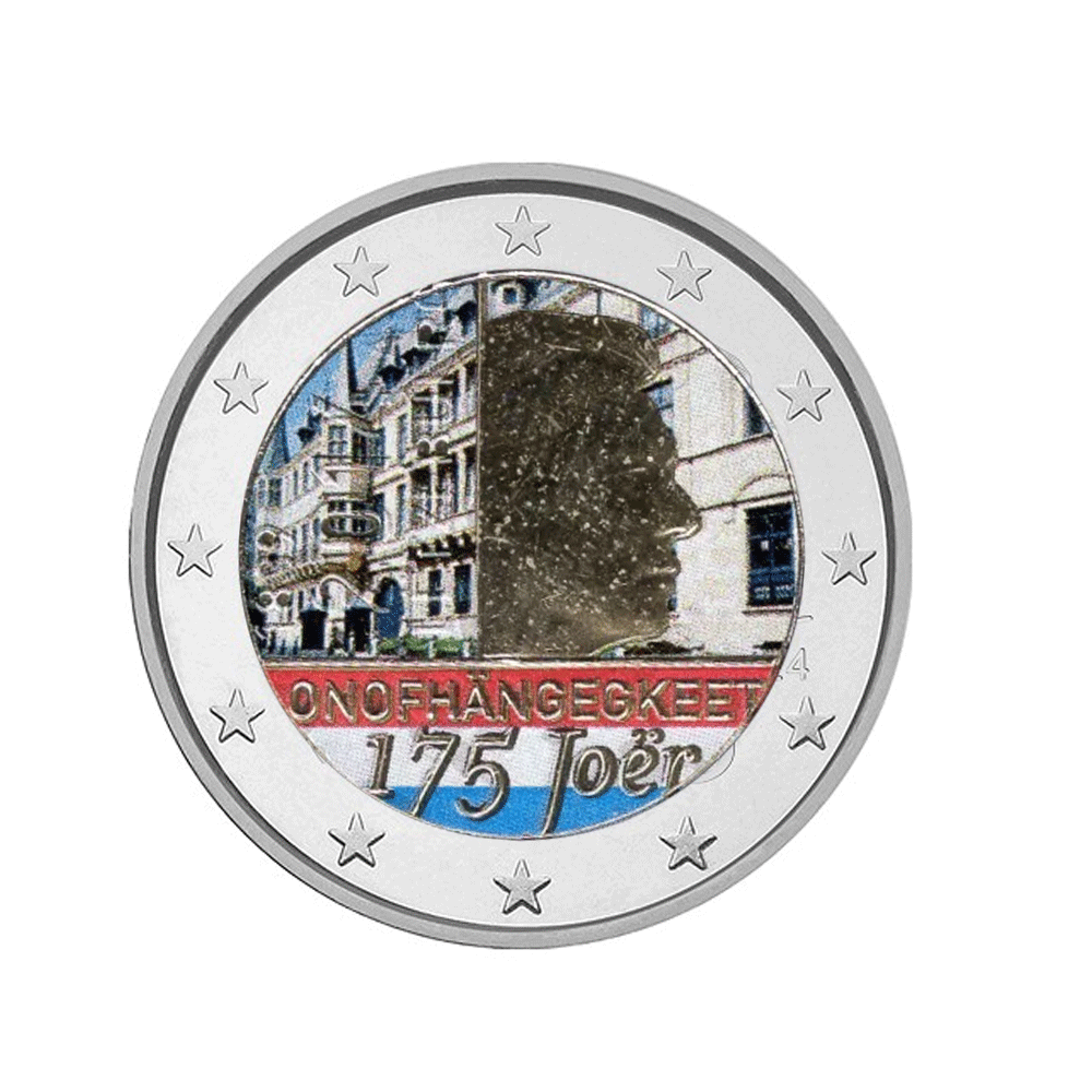 Luxembourg 2014 - 2 Euro Commémorative - 175 ans de l'indépendance - Colorisée