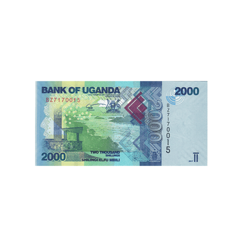 Uganda - 2000 Shillings ticket - 2021