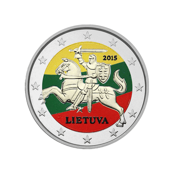 Lituanie 2015 - 2 Euro Commémorative - Monnaie de circulation (liberté) - Colorisée