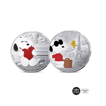 Snoopy - Lot de 2 monnaies de 10€ et 50€ Argent - 2025