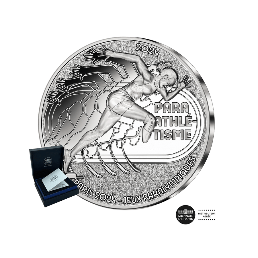 Paris 2024 Olympic Games - Sports series - Para Athletics - Mint of € 10 Silver - BE 2024