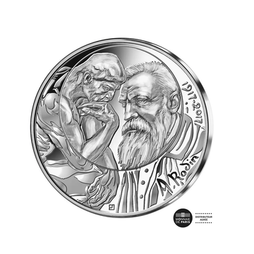 Auguste Rodin - Currency of € 10 money - 2017