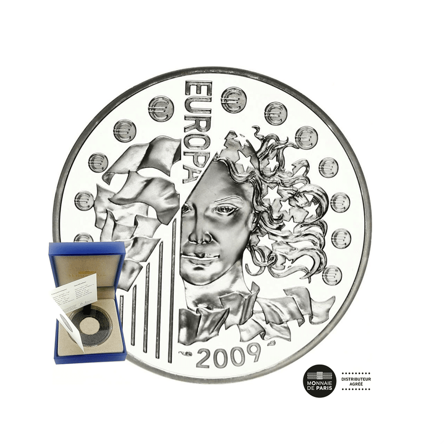 Europa - Chute du Mur de Berlin - Monnaie de 10€ Argent - BE 2009