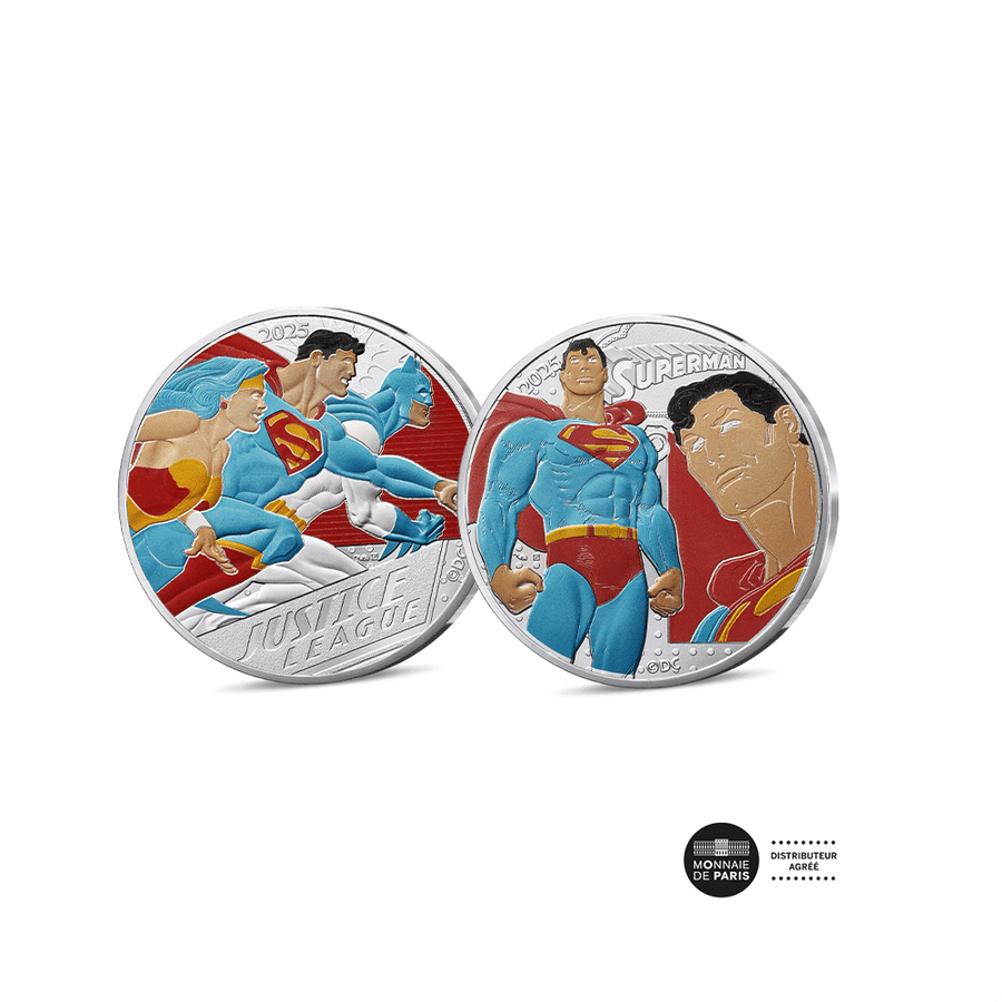 DC Comics - Lot de 2 monnaies de 50€ Argent - Vague 2 - 2025