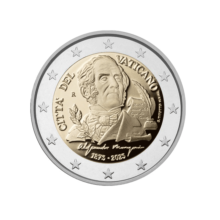 Vaticano 2023 - 2 Euro Commemorative - Alessandro Manzoni - BU