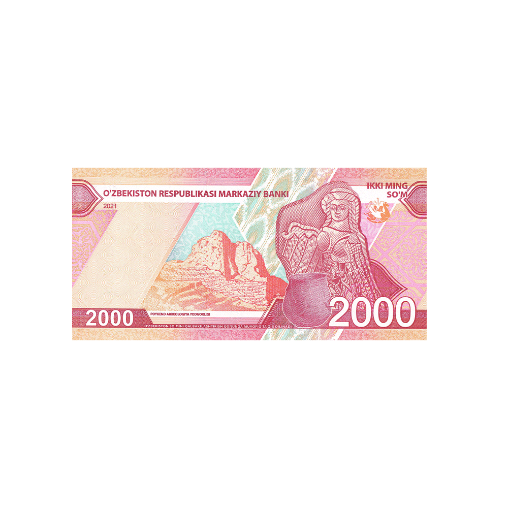 Ouzbekistan - 2000 SO'M ticket - 2021