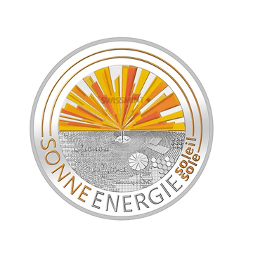 Solar Energy - Mint of 20 Swiss Francs Silver - BE 2022