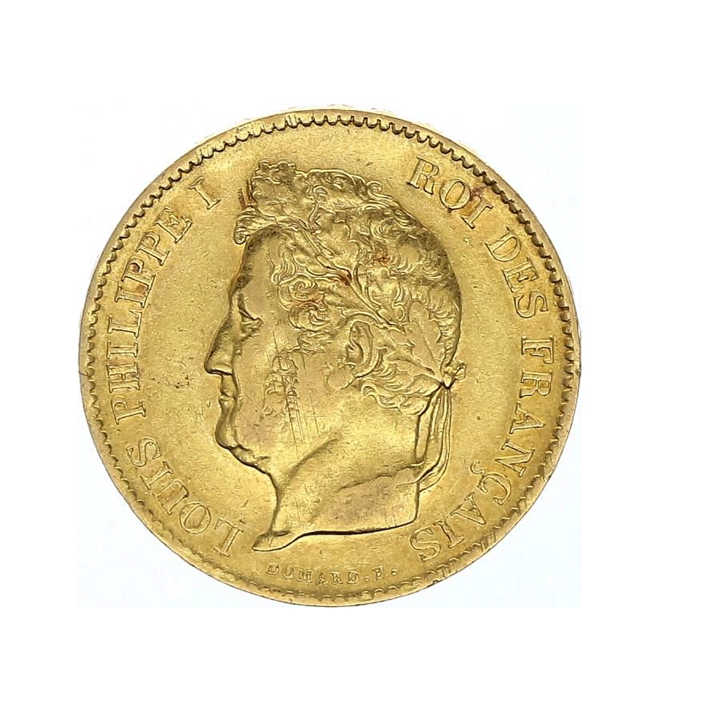 Louis Philippe Tête Laurée - Monnaie de 40 Francs