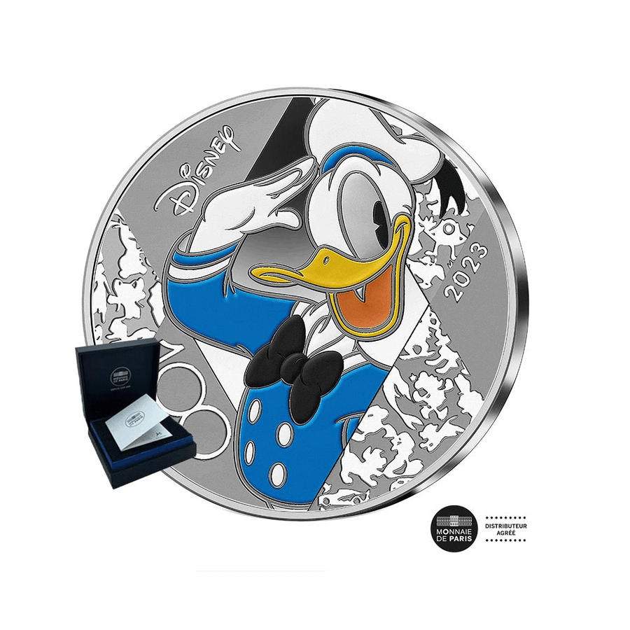 Le Centenaire de Disney - Monnaie de 10€ Argent - BE 2023 - Colorisée