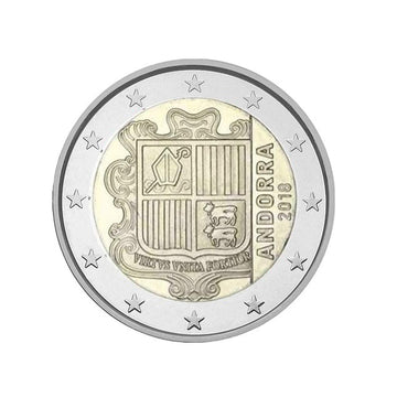 Andorre 2018 - 2 Euro Commémorative - Armoiries
