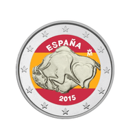 Espagne 2015 - 2 Euro Commémorative - Grotte d’Altamira - Colorisée