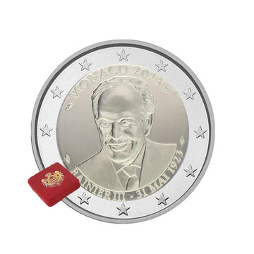 Monaco 2023 - 2 Euro Commémorative  - 100 ans de la naissance du Prince Rainier III - BE