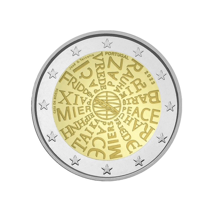 Portugal 2023 - 2 Euro commemorative - Peace between nations - BE