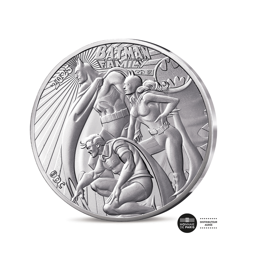 DC Comics - Monnaie de 10€ Argent (15/18) - Bat Family - 2025