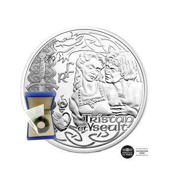 Tristan et Yseult - Monnaie de 10 Euro Argent - BE 2015
