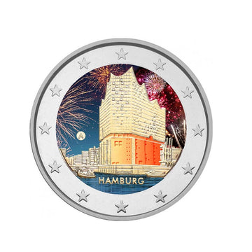 Allemagne 2023 - 2 Euro Commémorative - Hambourg - Colorisées #6