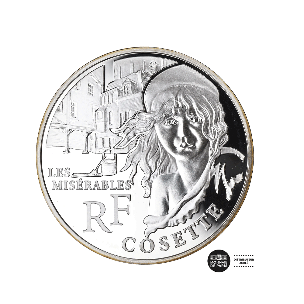 Les Misérables - Cosette - Monnaie de 10€ en Argent - BE 2011