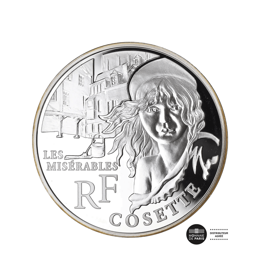 Les Misérables - Cosette - Monnaie de 10€ en Argent - BE 2011