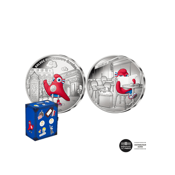 Jeux Olympiques de Paris 2024 - La France Accueille les Jeux - Lot de 2 monnaies de 50€ Argent avec le coffret collector -  Vague 1