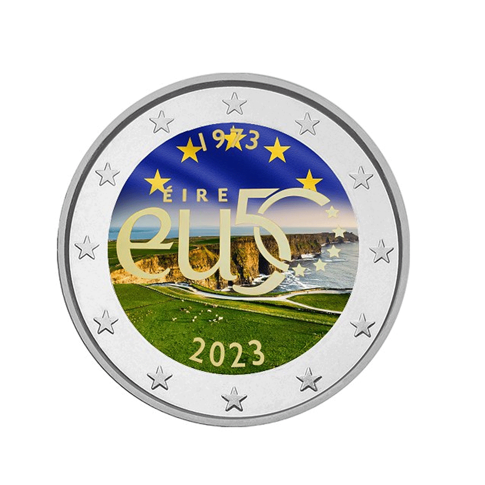 Ireland 2023 - 2 Euro Herdenkingsvermogen - 50e verjaardag van EU -lidmaatschap